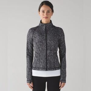 Lululemon Lightly Lightweight Fitted Luon Full Zip Jacket
